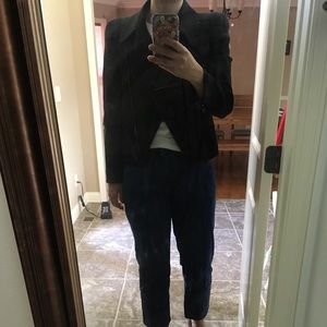 Gucci wool biker jacket.